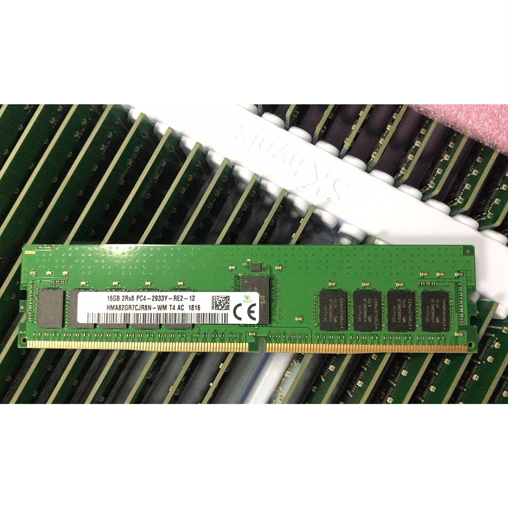 Memória de servidor de alta qualidade, 2RX8, DDR4, PC4-2933Y-RE2, HMA82GR7CJR8N-WM, T4, 16GB, 16GB, transporte rápido, 1PC