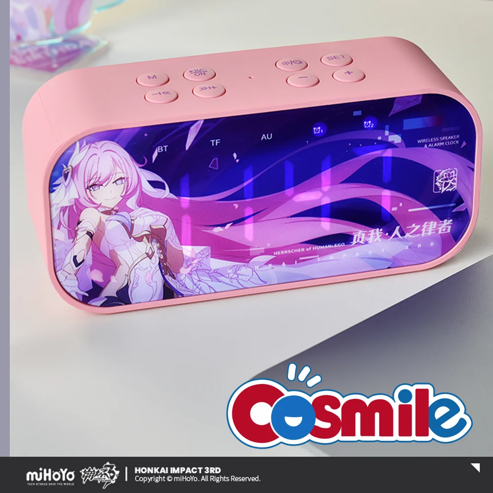 

Cosmile Anime Honkai Impact 3rd Elysia Voice Alarm Clock Bluetooth Speaker Cosplay Cute Lovely C miHoYo