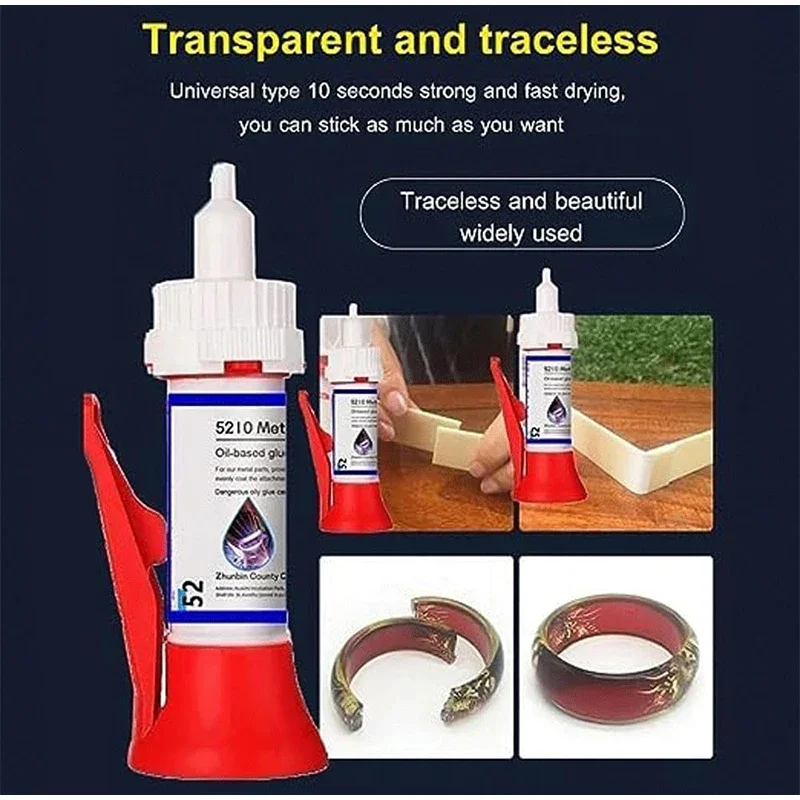 2pc 50ml  Repair Glue Universal Sealer Welding  Welding Oily Liquid Welding Adhesive Powerful Filler For Metal Leather Porcelain