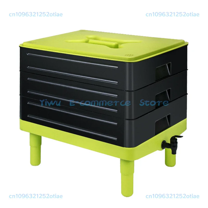Compost bin Gardening Garden Outdoor organic fertilizer, household food waste Homemade earthworm worm compost bin