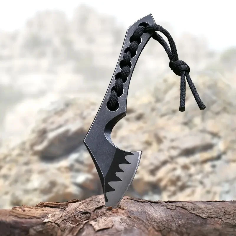 Axe Fixed Blade Knife Tool High Hardness D2 Blade Survival Wilderness Multi-fuctional Portable Durable with Kydex Hand Tools