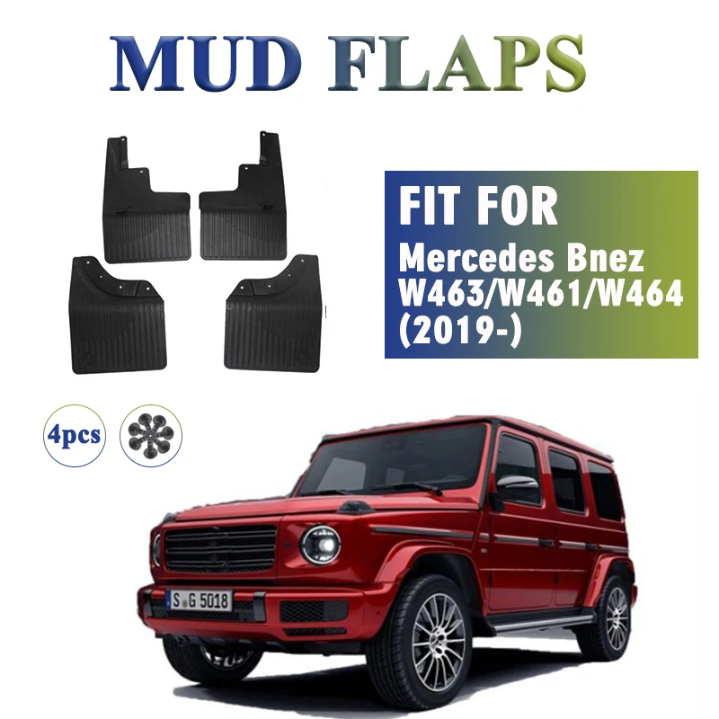 

FOR Mercedes Benz G Class W463 W461 W464 Mud Flaps Guard Splash Mudguard Fender Mudflaps Car Accessories Front Rear 4pcs