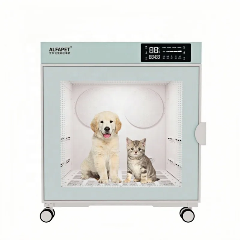 Dog Dryer Box, Pet Drying Box Smart Temperature Control Pet Hair Dryer and 360 Drying Ultra Quiet Dog Dryer Box for Dog Grooming