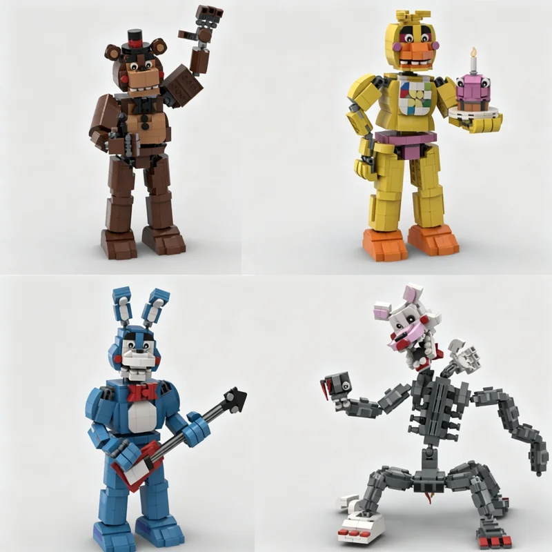 

2548pcs MOC Toy Bundle Games Model Building Blocks Creative DIY Gift Display Decor Assemble Premium Adult Kids Desk Home Idea