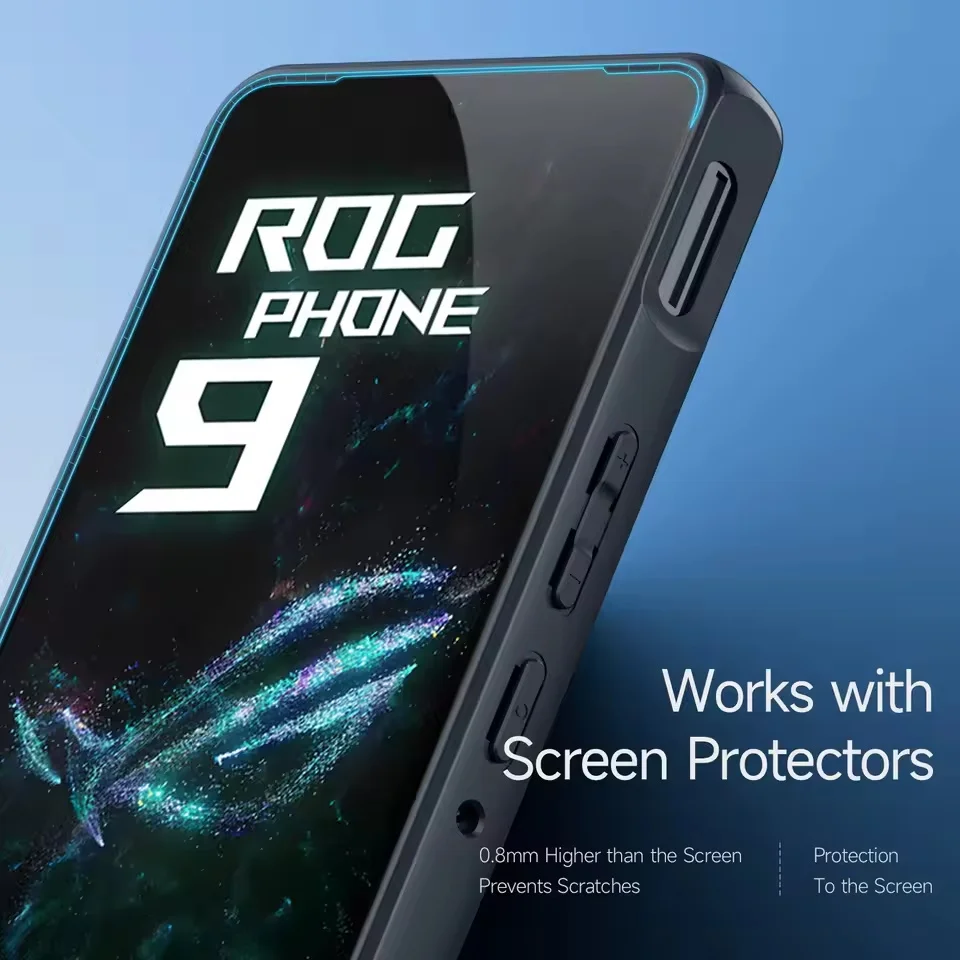 حافظة هاتف لهاتف ASUS ROG 9 8 7 6 6D Pro Ultimate حافظة مضادة للصدمات PC + خط متدفق من البولي يوريثان غطاء مضاد للبصمة غير لامع #5