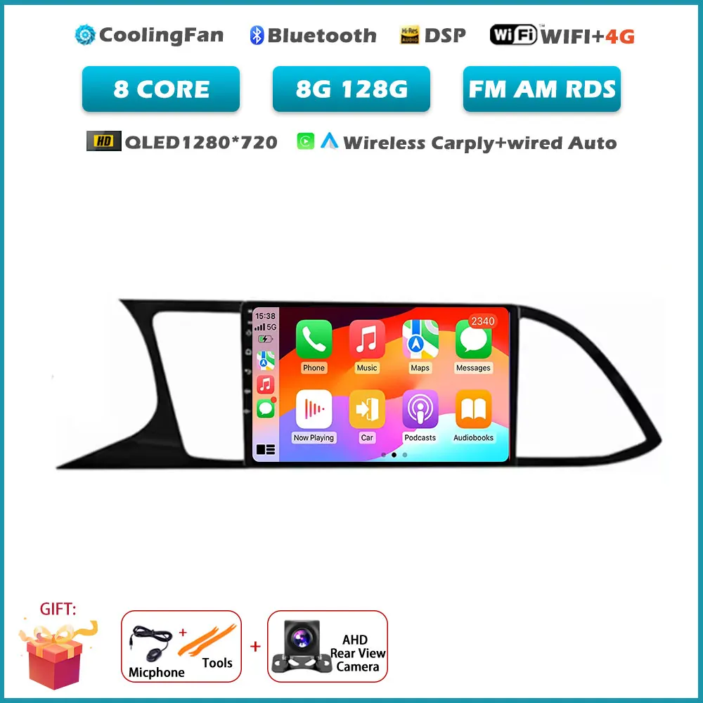 Voor Seat Leon MK3 5F 2012-2018 Carplay DSP 4G WIFI Android Alles In Een Auto Intelligent Systeem Autoradio video GEEN 2DIN DVD