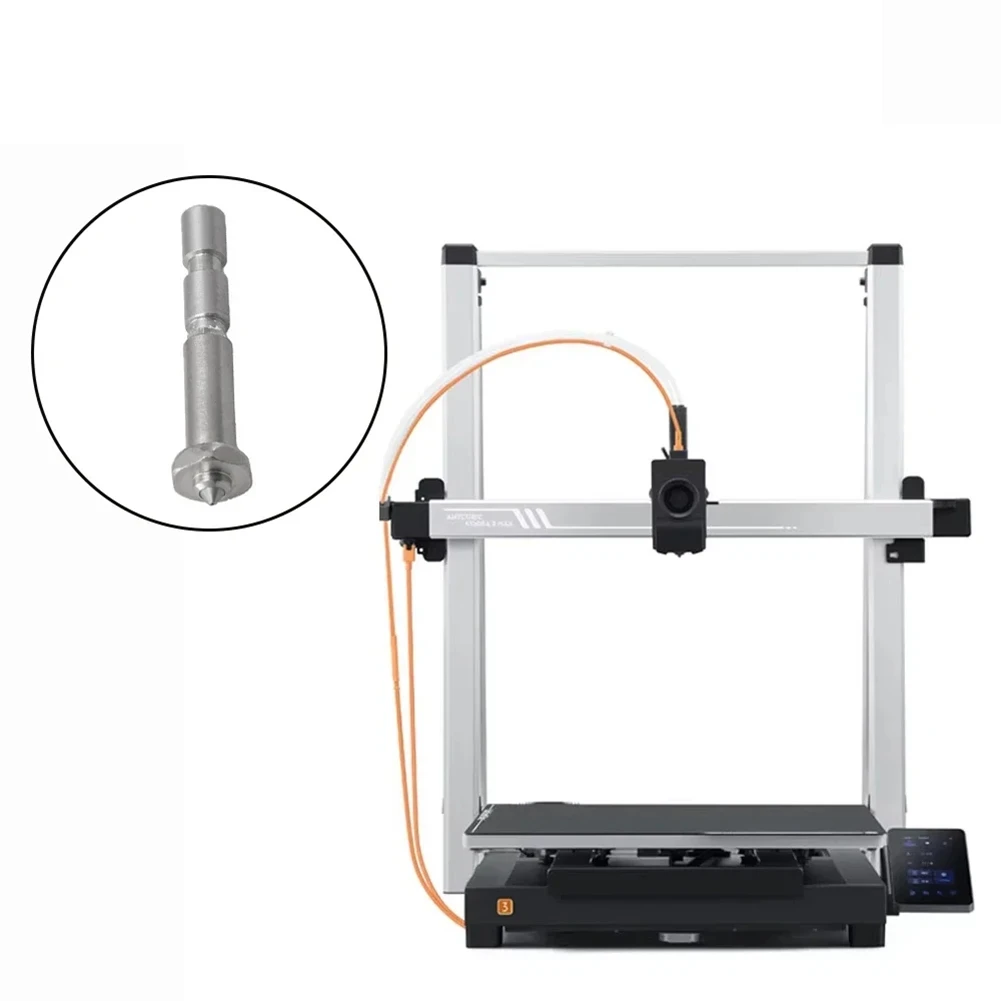 

2 шт., сопло из закаленной стали 0,4 мм для Anycubic Kobra 3 Max, быстросменное сопло для Kobra 3 Max
