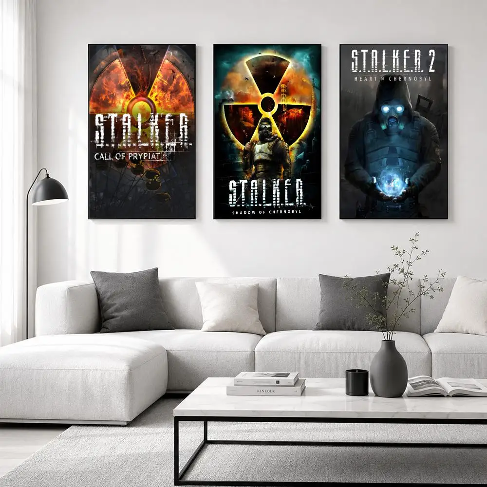 Game STALKER 2 Poster High-quality wall art posters, suitable for home offices, bedrooms, and living rooms.