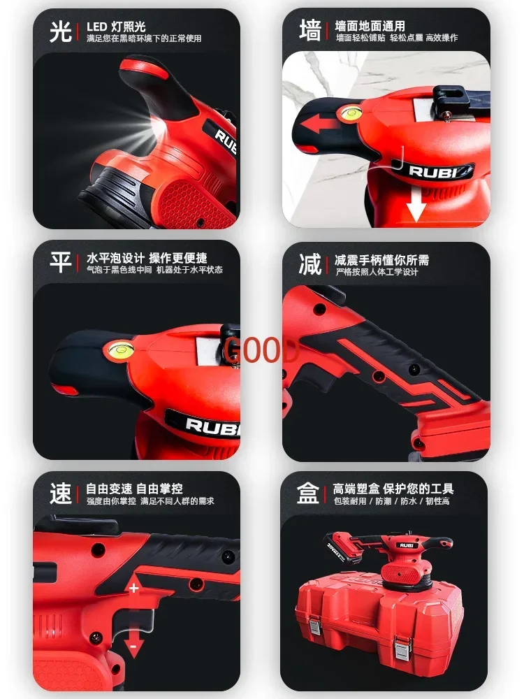 Ceramic Tile Tiling Machine Floor Tile Vibrators Large Plate Leveler Sticker Brick Machine Floor Tile Artifact