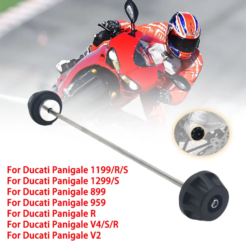 

Motorcycle Front Axle Fork Wheel Protector Crash Slider For Ducati Panigale 1199/R/S 1299/S 899 959 Panigale R V4/S/R V2