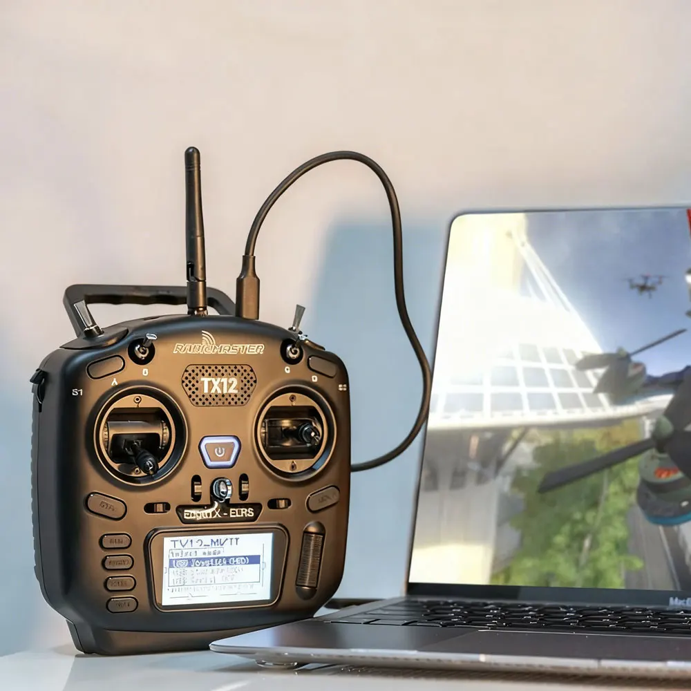 RadioMaster TX12 MKII MK2 16CH OpenTX FCC ELRS Compatible transmisor de Control remoto Original para RC Dron FPV