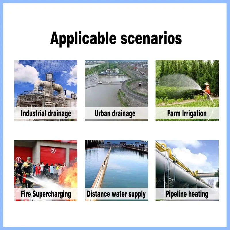 Stainless Steel Variable Frequency High Pressure Multistage Water Pump for Heating Circulating