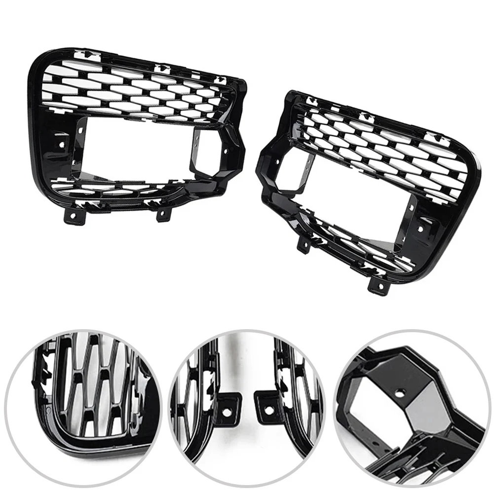 Car Protection Fog Lights Grille Cover Fog Light Protector ABS Material Custom Fit Design Protective Cover For 2014-2017 Models