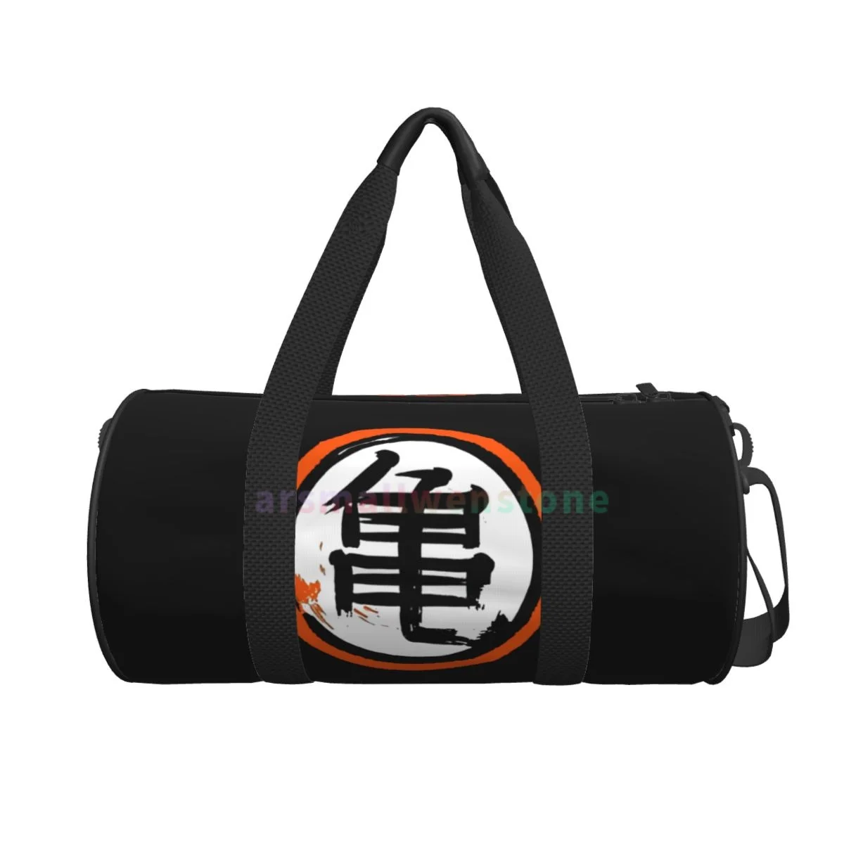 DBZ Kanji Yoga Bag Workout Durable Backpack Handbags Round Outdoor Fitness Bags Travel Duffle Bag