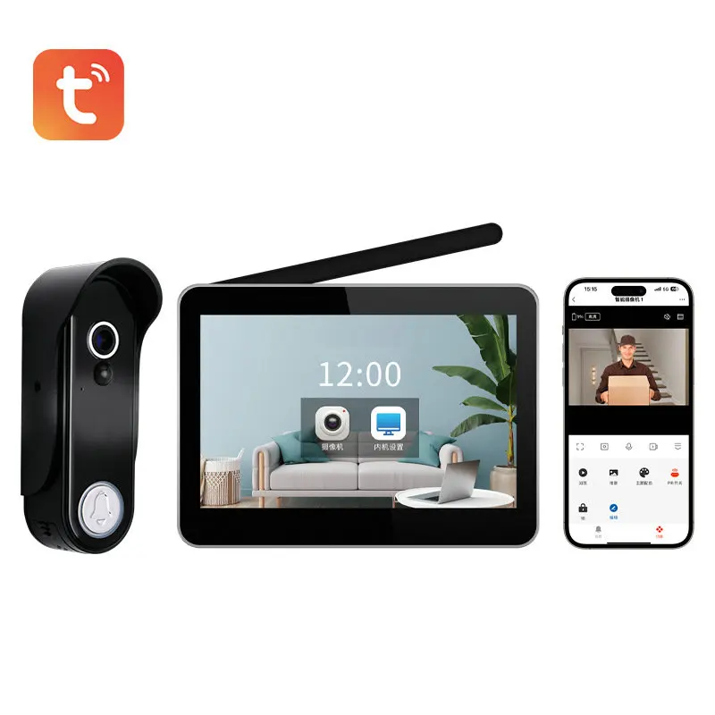 

Villas 1080P Security Visual Doorbell Door Camera Waterproof IP65 Tuya Smart Wifi Wireless Video Intercom Door Phone