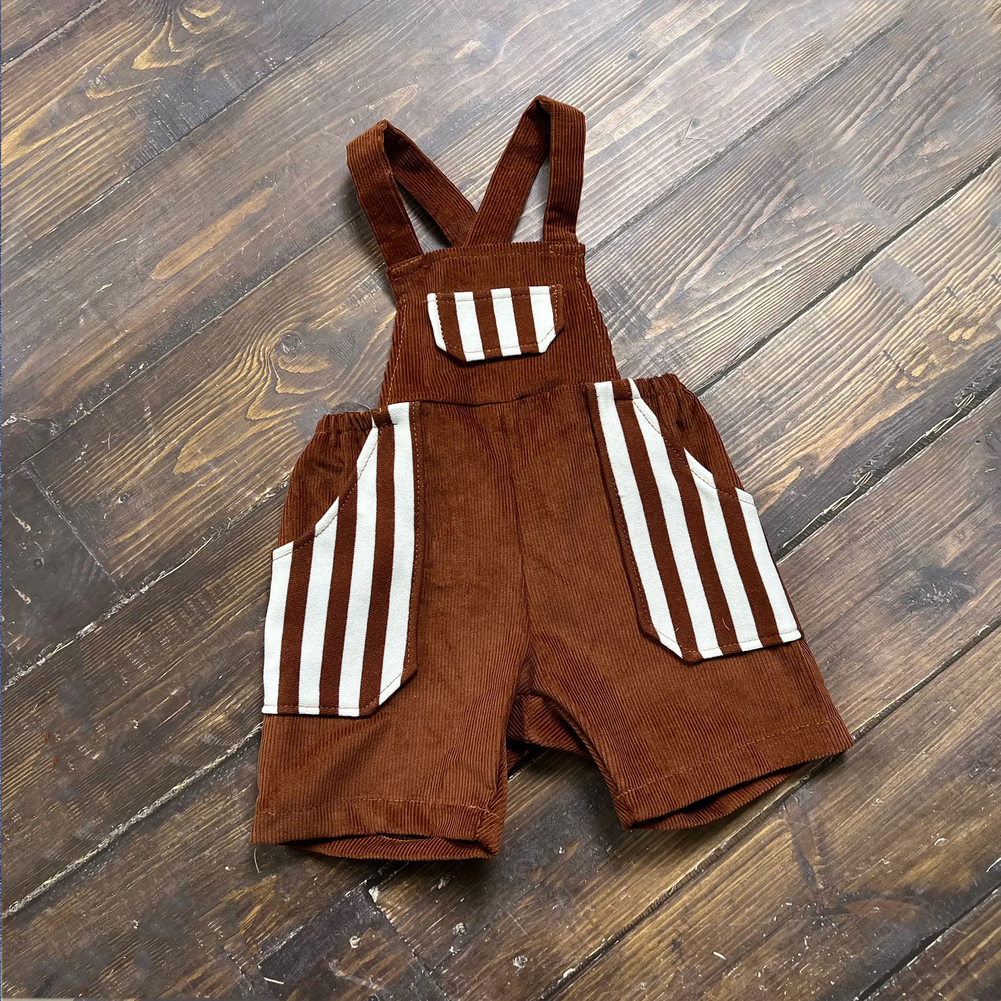 

Newborn Photo Shoot Clothes for 6 Months to 2 Years Old Comfortable Corduroy Suspender Pants Photography Studio Props 2024