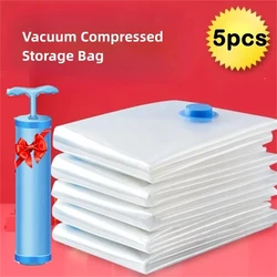 Compressed Bag Electric Pump 7 Size Reusable Vacuum Bag Travel Mini Vacuum Sealer Machine Space Saver for Clothes Food Organizer