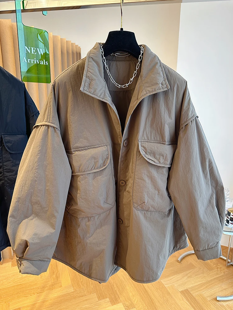Ropa de trabajo ligera de algodón Jaet irt Sle, prendas de vestir exteriores para mujer, diseño de otoño e invierno, versión coreana, botones holgados
