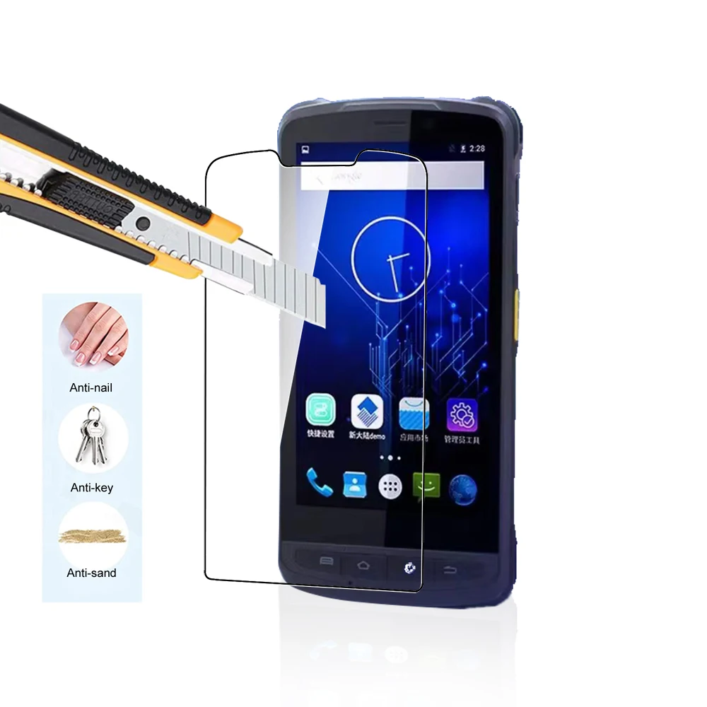 Scratch-Proof Premium LCD Screen Protector Guard Tempered Glass for Newland MT90 NFT10 MT95L HHT8CA NLS-PDD-D1 Scan Gun