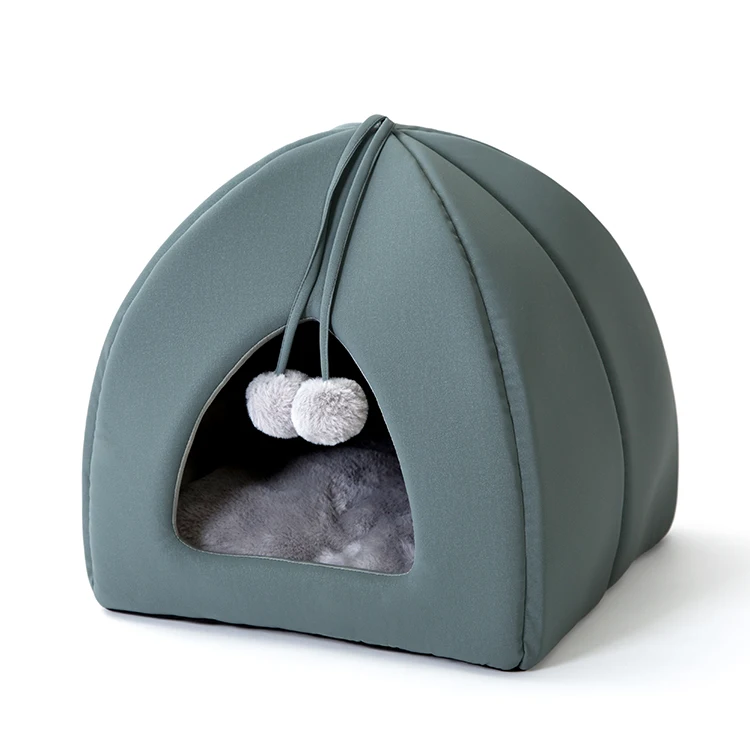 2022 New Design Soft Portable Cat Comfortable Home  Bed Cave Houses