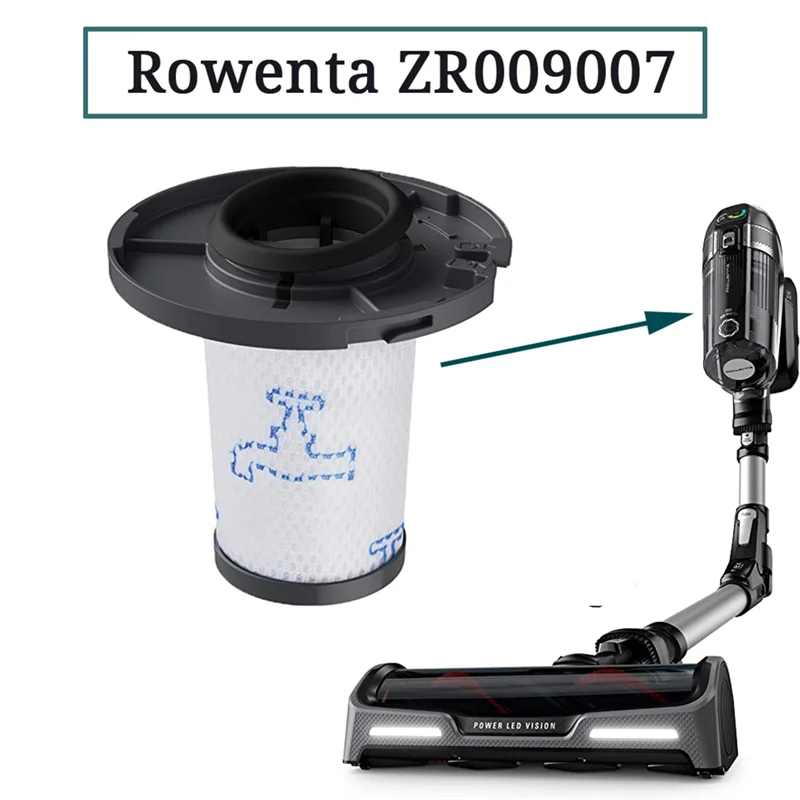 Pre-Motor Filter ZR009007 Motor Filter ZR009008 for Rowenta X-Force Flex 11.60/14.60 RH98Xx Cordless Vacuum Replacement