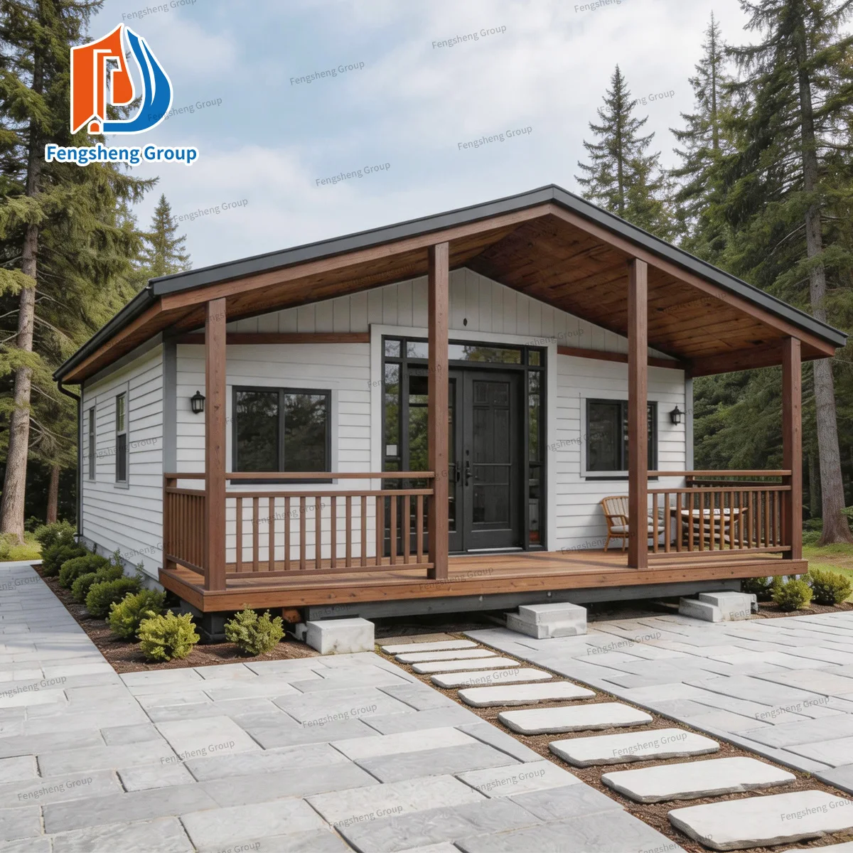 40ft Large Expandable Foldable Container House 3 Bedroom Modular Cabin for Airbnb Home Office