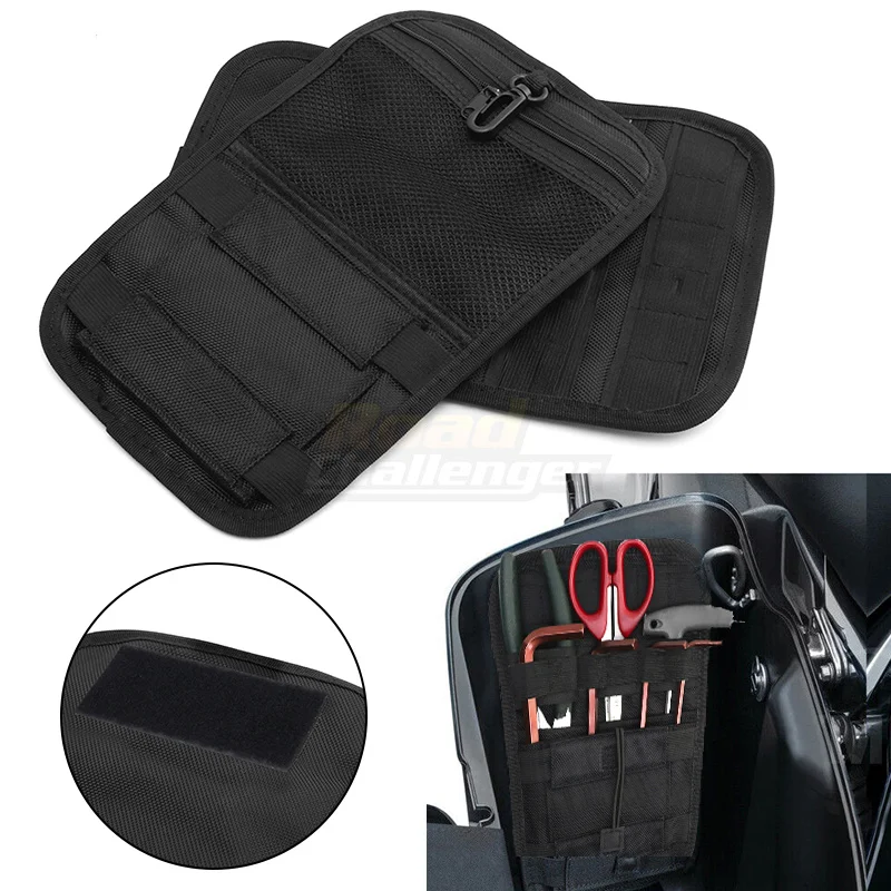 

Motorcycle Saddlebag Organizer Hard Bags Storage Toolbags Case For Harley Softail Dyna Touring Road King Street Electra 80-22