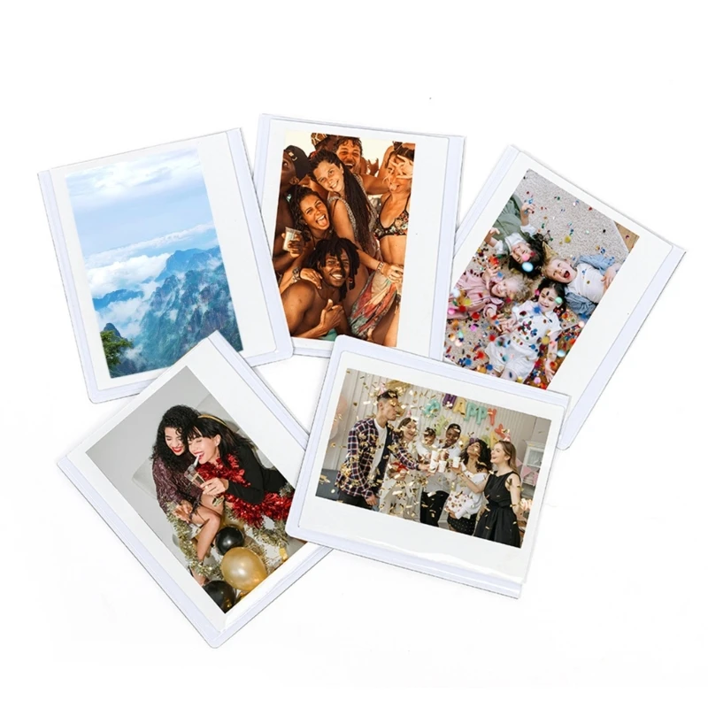 Reusable Blank Photo Insert Magnets Pictures Frame Photo Sleeves Easily Change and Wide Photos on Metal