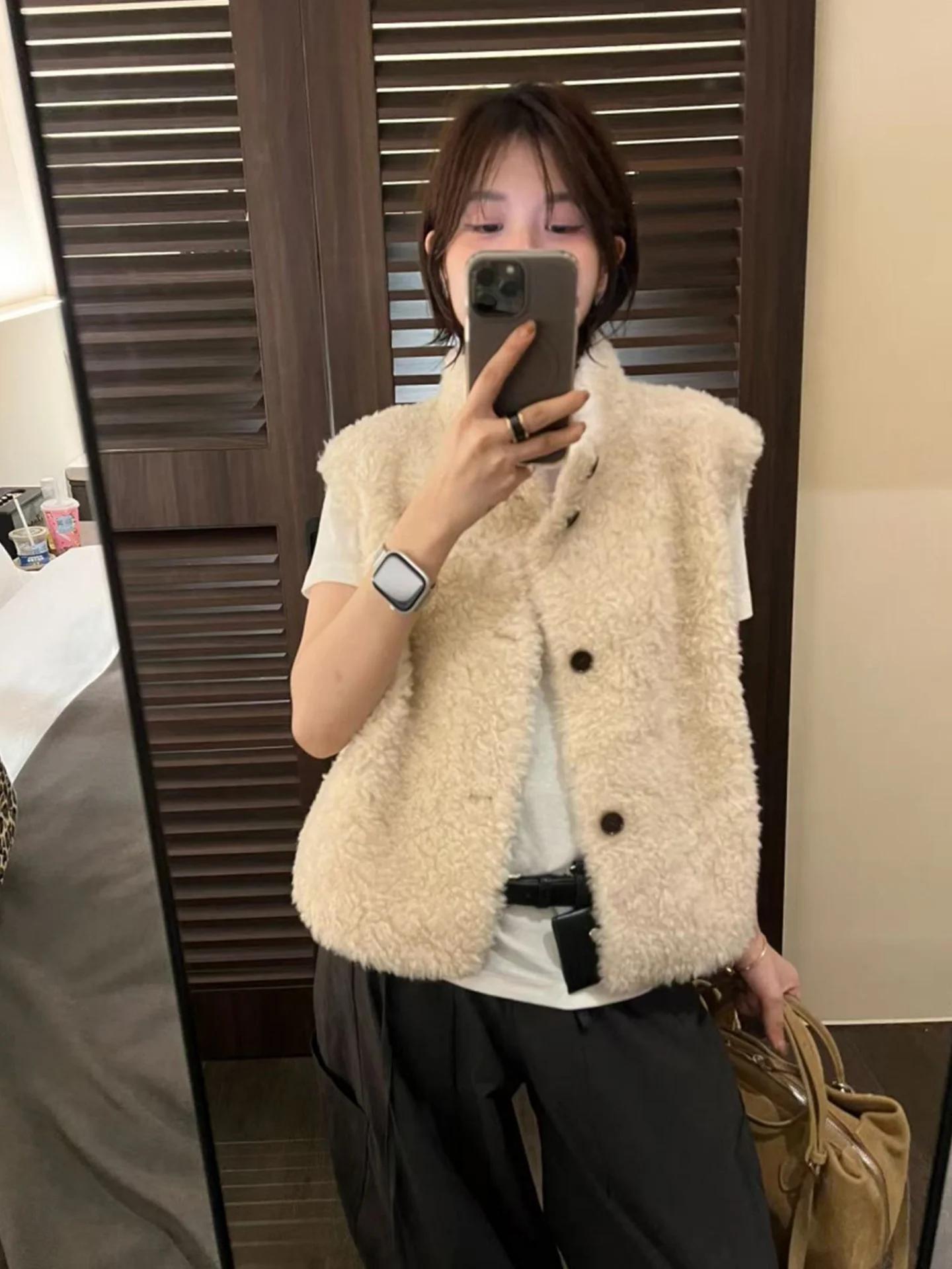 

Удобный жилет большого размера с воротником-стойкой, многослойная модная мягкая зимняя верхняя одежда, женский топ Faion, весна 2025 г.