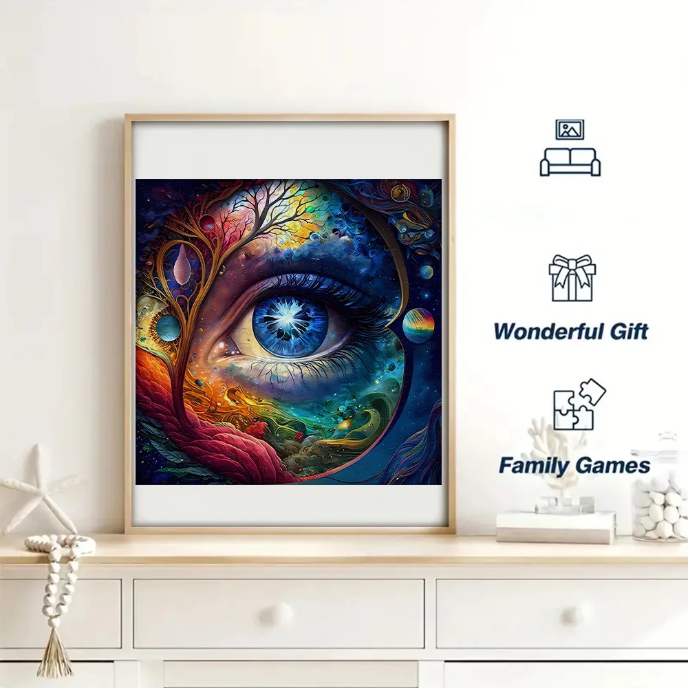 성인 및 어린이용 나무 직소 퍼즐, 독특한 모양, 다채로운 나무 상자, 재미있는 두뇌 건강, 가족 게임