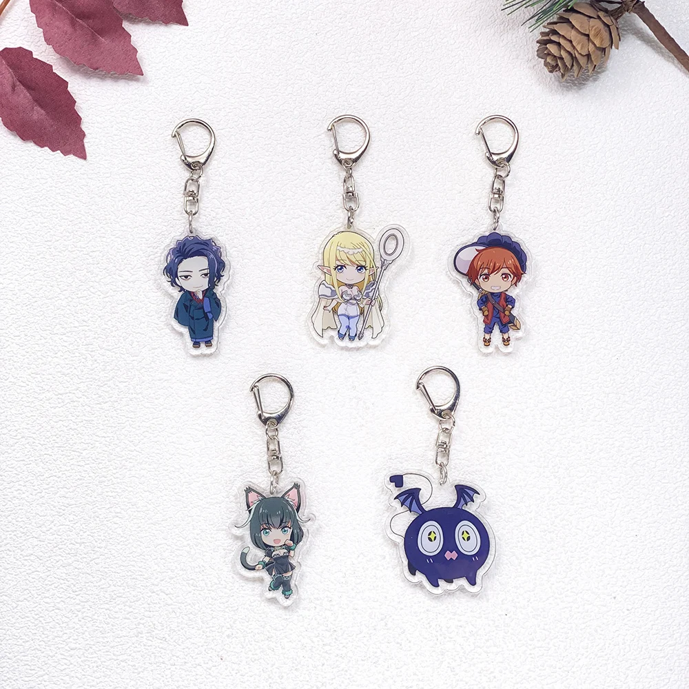 5Pcs Anime No Longer Allowed in Another Cute Keychain Accessories Acrylic Charms Pendant For Bag Key Holder Backpack Decoration