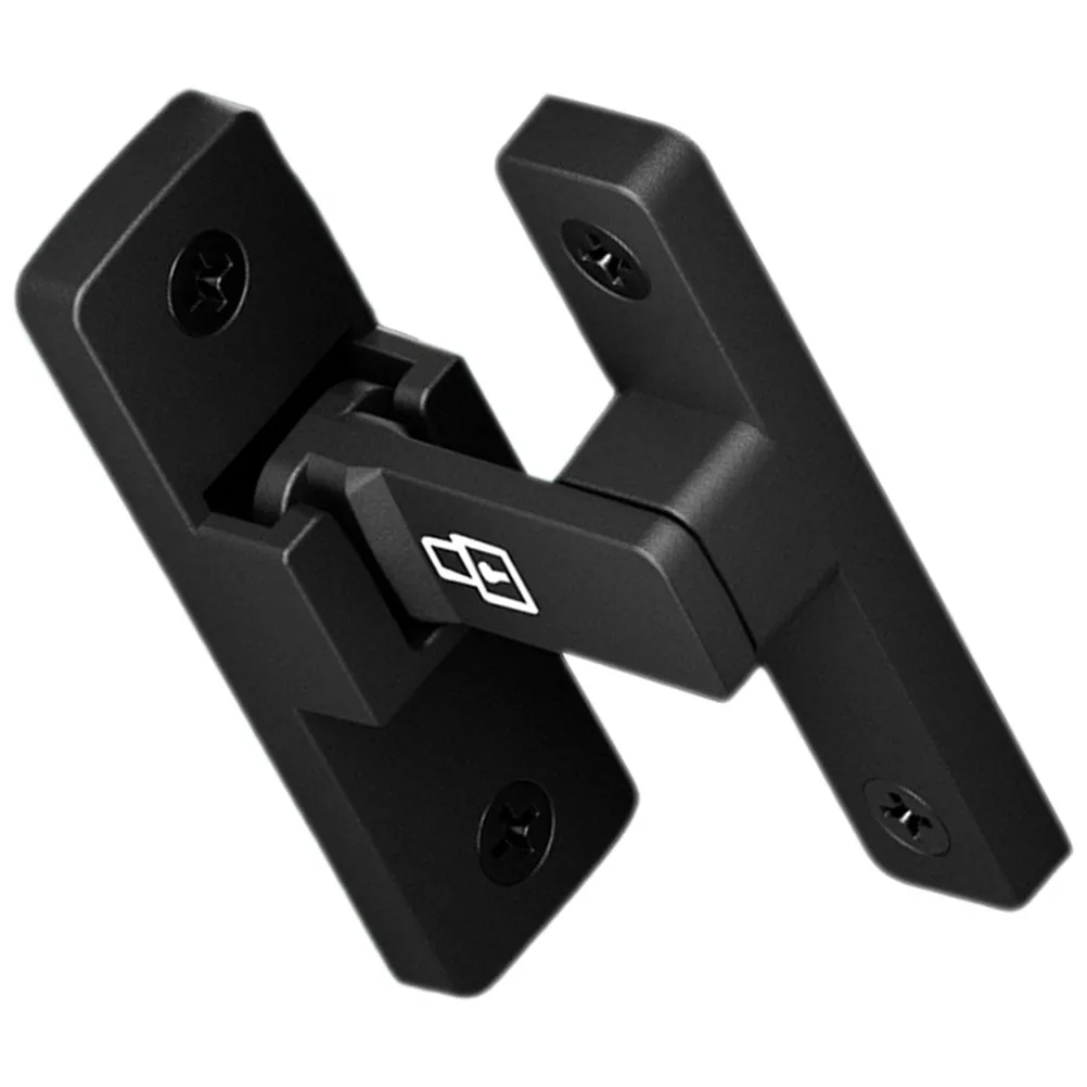 

Barn Door Lock Glow in The Dark 90 Degree Latch No Drilling Flip Latch for Garage Sliding Interior Doors Security Gate Latches