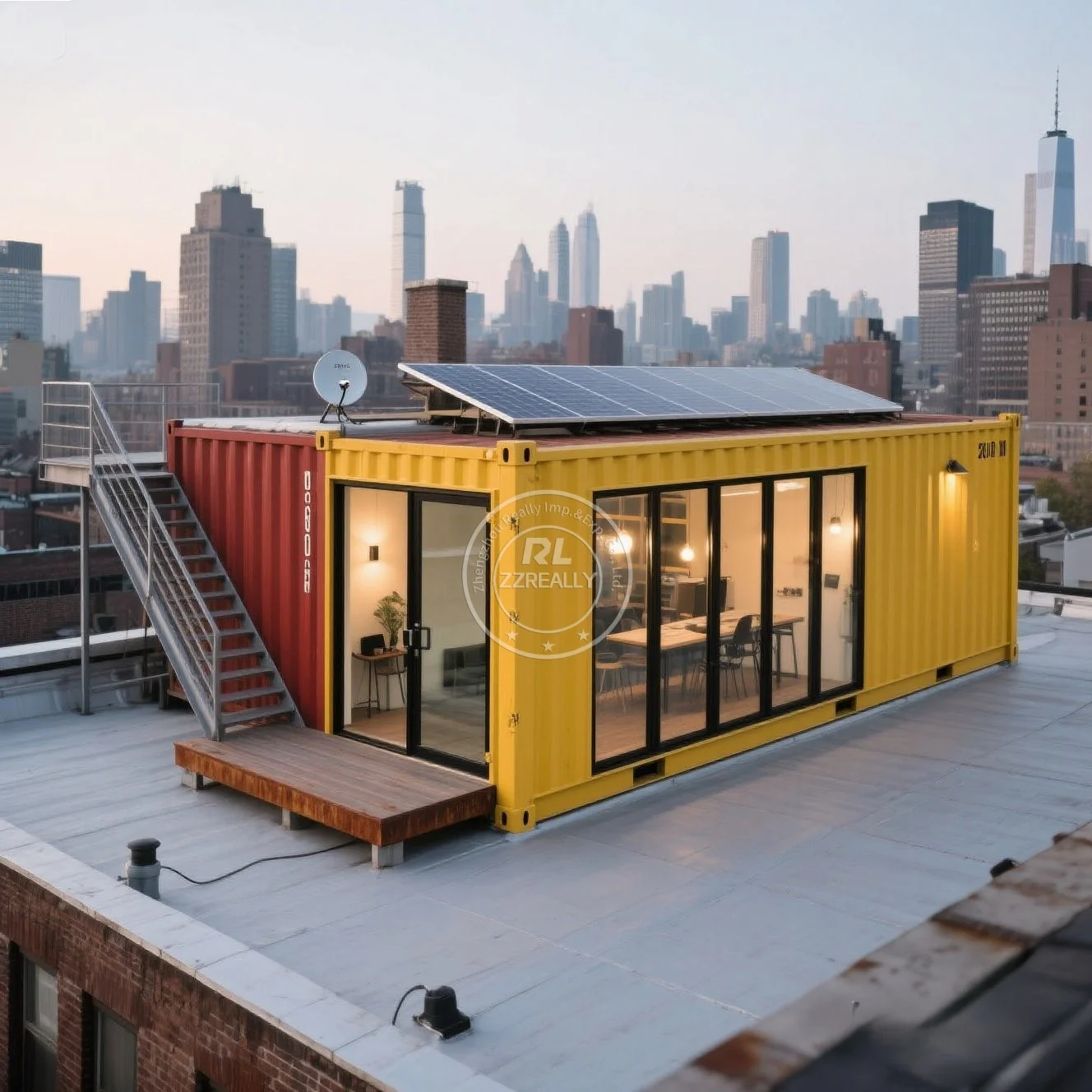 20FT Prefab Container Home Modular Good Price Folding Expandable Container House With Toilet Europe Standard