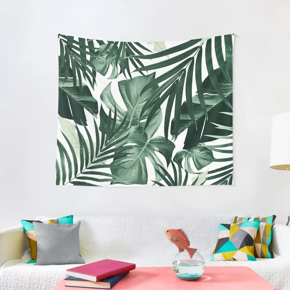 

Tropical Jungle Leaves Pattern #4 #tropical #decor #art Tapestry House Decoration Home Decorations Tapestry