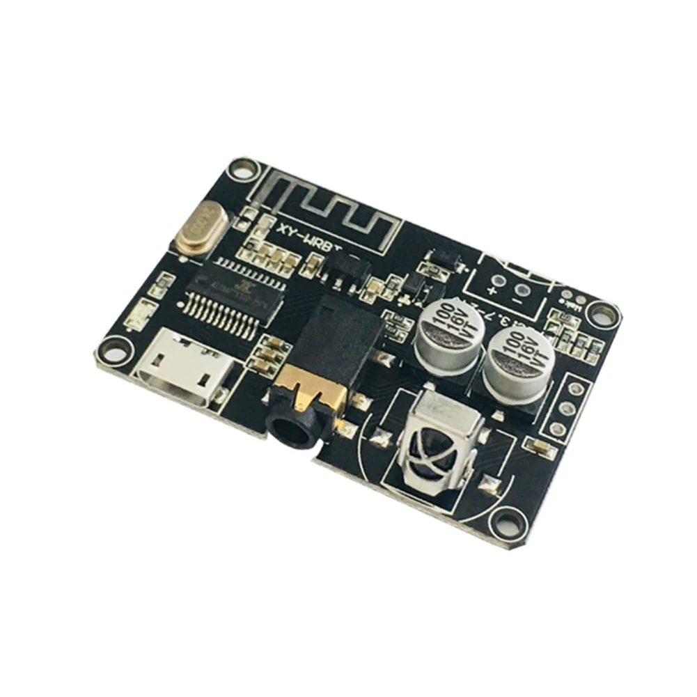 XY-WRBT BT5.0 Decoding Board Dual-Channel Stereo Audio Module DC3.7-24V Wide Voltage Volume Adjustable Speaker Amplifier