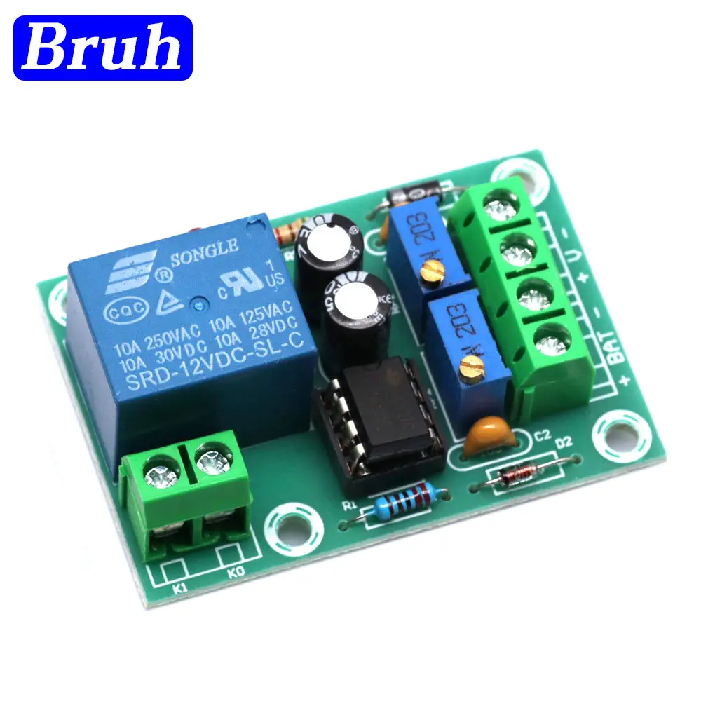 XH-M601 Intelligent Charger Power Control Panel Automatic Charging Power 12V Battery Charging Control Board For Diy Kit