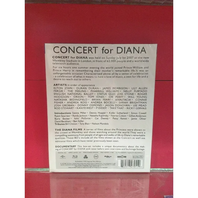 Princess Diana Memorial Concert at Wembley World in London also known as Princess Diana's 10th Anniversary Big Concert B