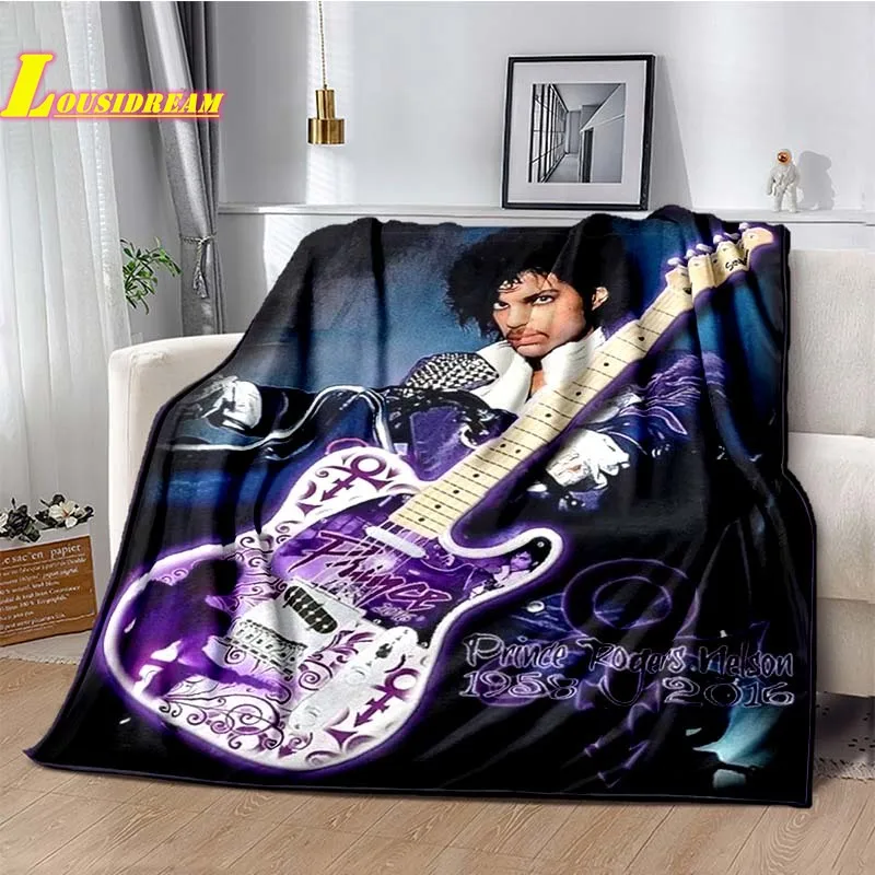 European and American pop singer P-prince blanket warm soft and comfortable home, office, travel camping, birthday gift blanket