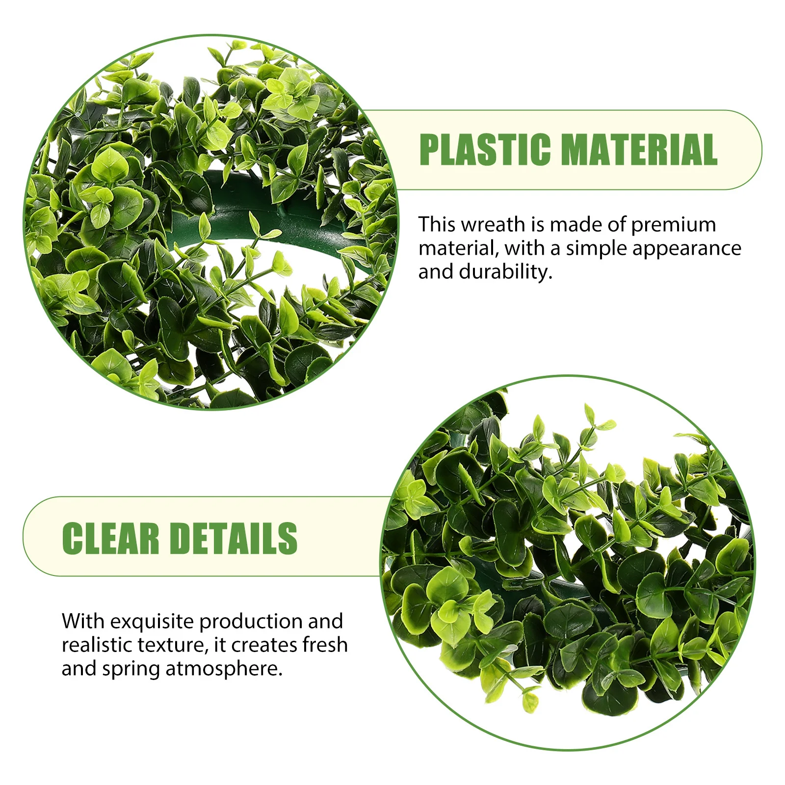 

Premium Eucalyptus Leaf Wall Door Decoration Spring Festival Party Home Wedding Simulation Front Door Garland Outdoor Hanging