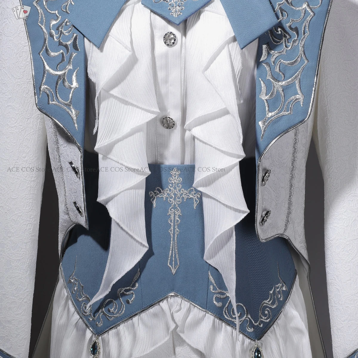 Комплект Ouji Jirai Kei Knight Prince Lolita для женщин и унисекс: винтажный дворцовый наряд, пальто, блузка, пояс для утяжки талии