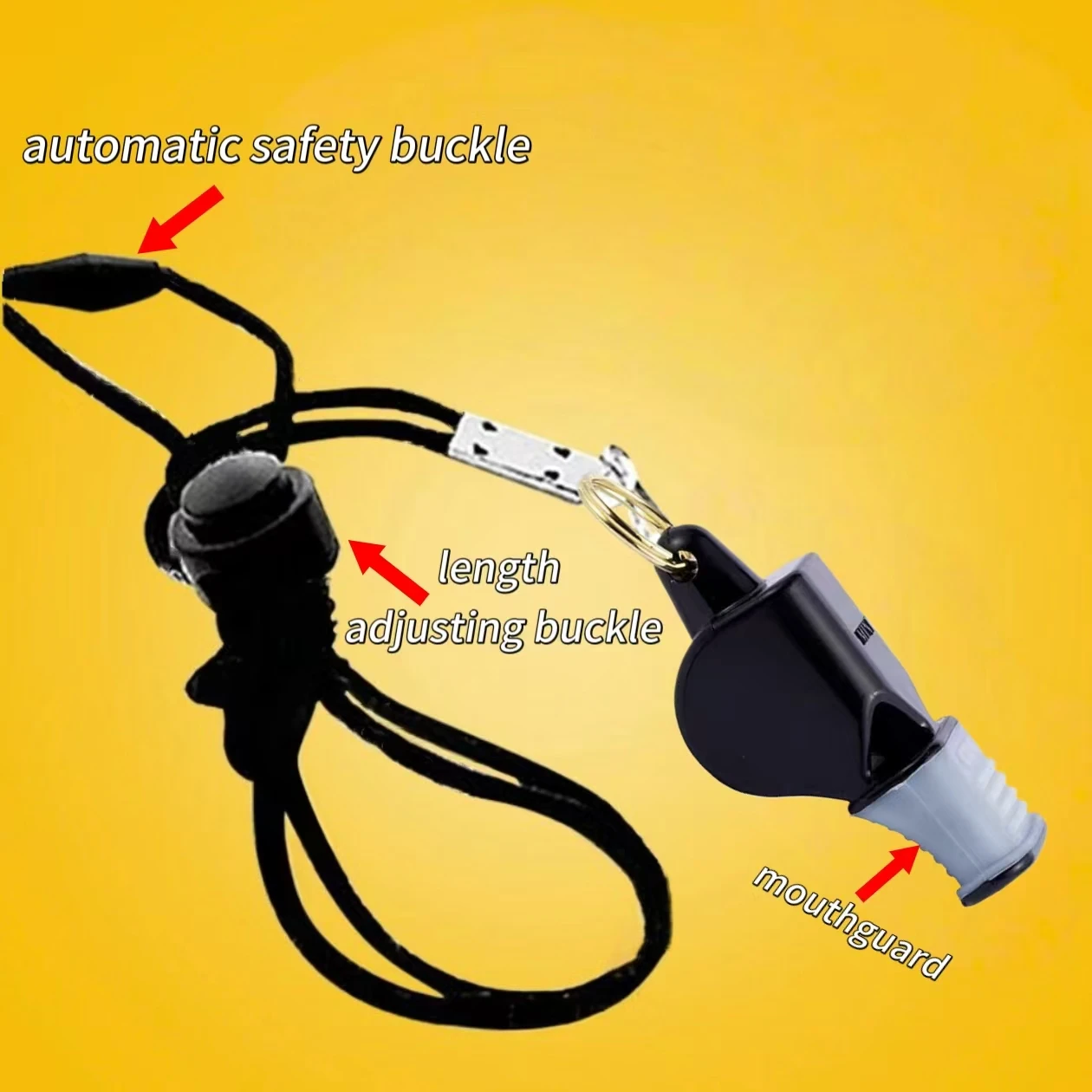 Little Referee Whistle Sports Official Game Signal Sound Equipment for Soccer Basketball