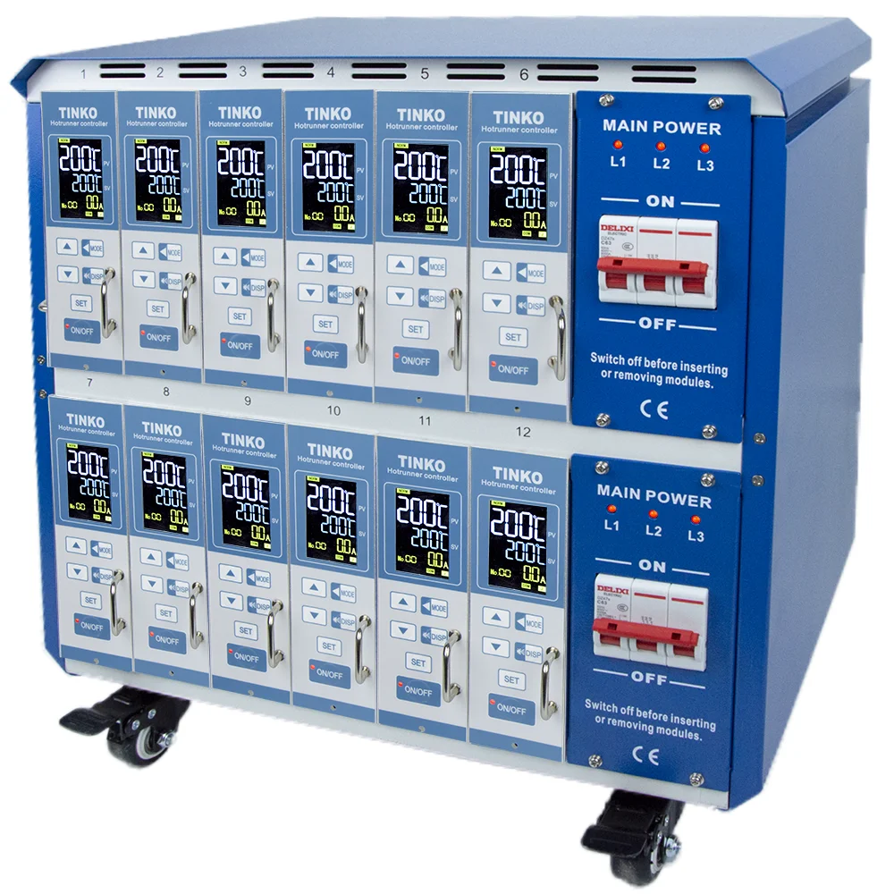 12 Zone Plastic Moulding Injection Digital Pid Hot Runner Temperature Controller for Injection Machine