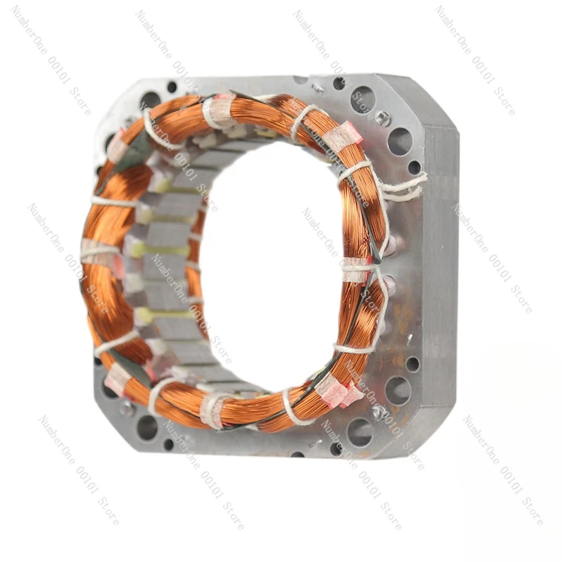 Industrial fan motor coil motor stator electric fan winding core accessories old electric fan copper coil