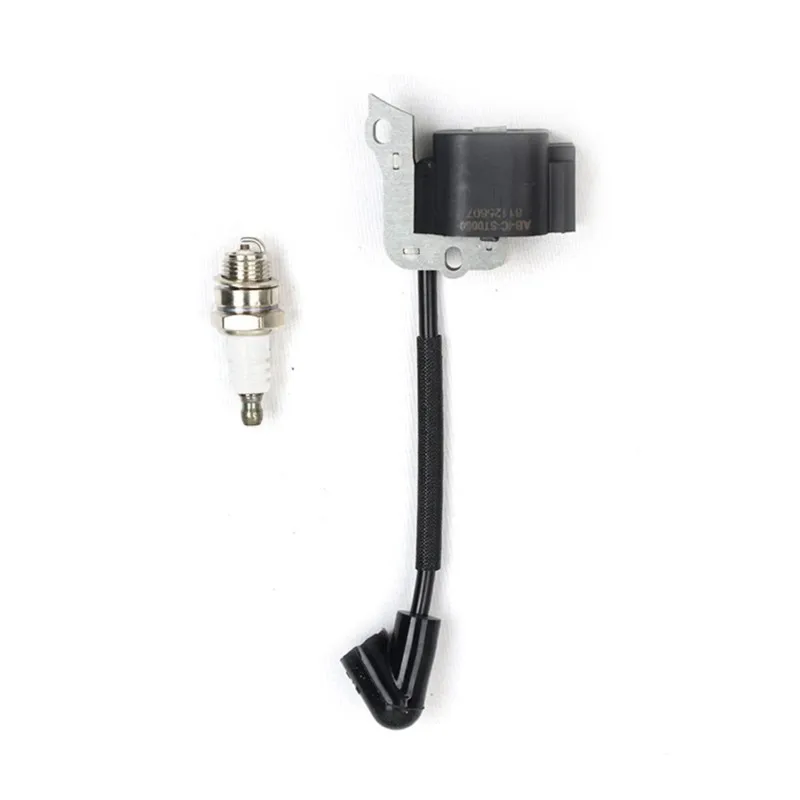 WORTHOWN-Fit For FS55 Trimmer Brushcutter 41401308A 41401306A Ignition Coil Assembly With Spark Plug Replacement Part