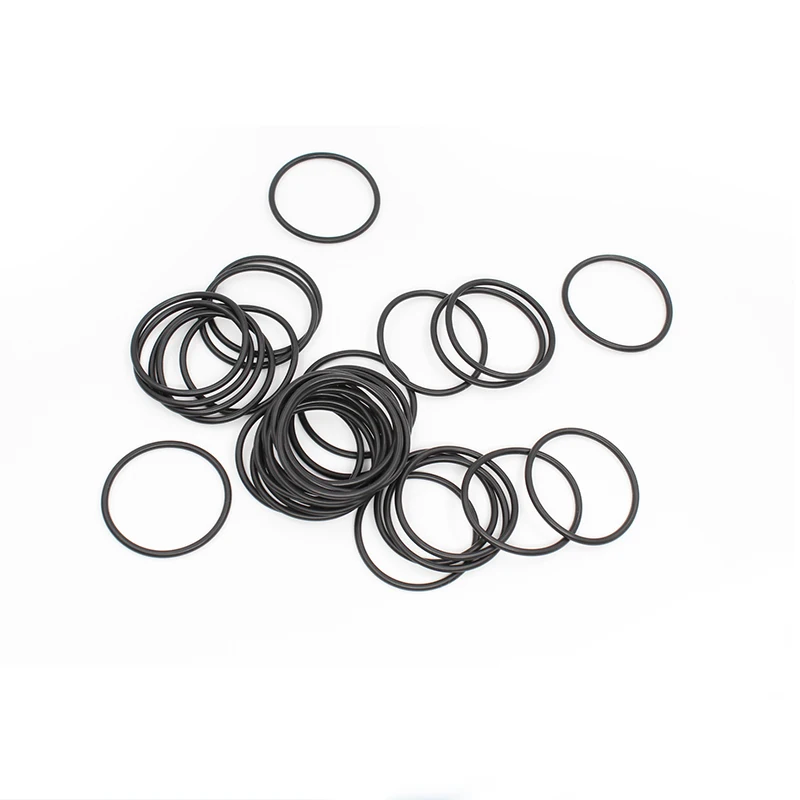 FKM O-ring CS1/1.2/1.5mm dikte groothandel Afdichtingselement Zwart fluorrubber pakking afdichtring rubber elastische Gratis Verzending