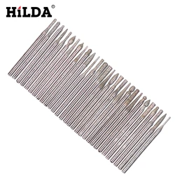 HILDA 30pcs 3.0mm Shank Diamond Burs Drill Bit Set For Dremel Electric Grinder Power Tool Accessories Abrasive Tools