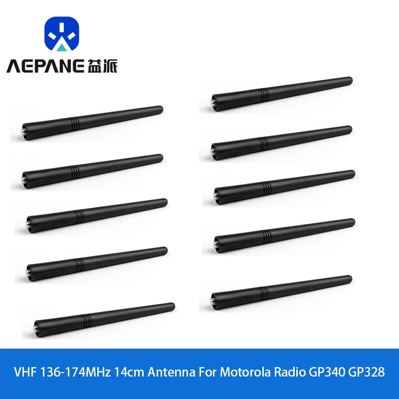 

Wholesale 10pcs VHF 136-174MHz 14cm Antenna For Motorola Radio GP300, GP350, GP88, GP1280, GP320, GP328, GP328 Plus,