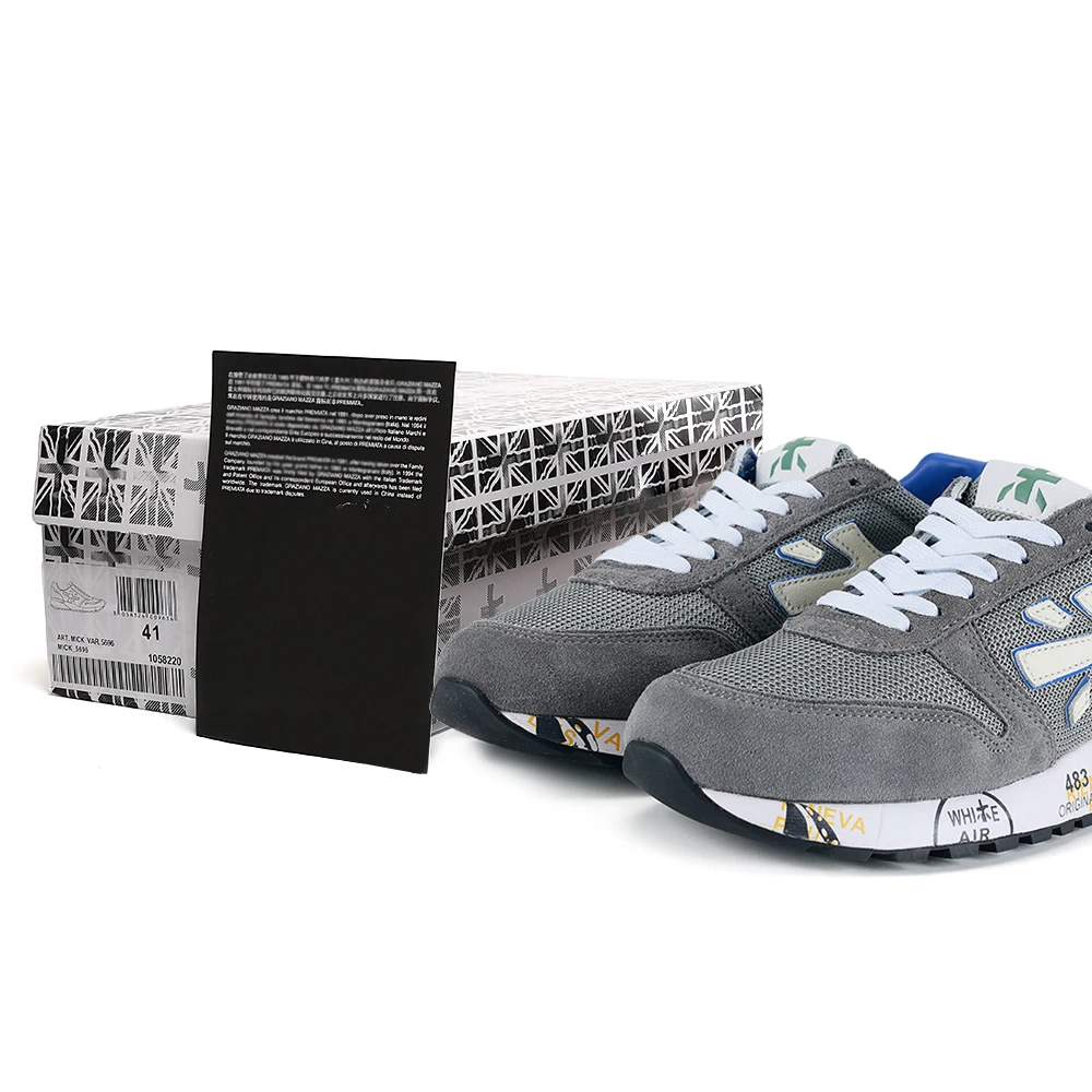 PREMIATA-zapatos ligeros de terciopelo para hombre, calzado deportivo de lujo, transpirable, de malla, a la moda, estilo Retro e informal