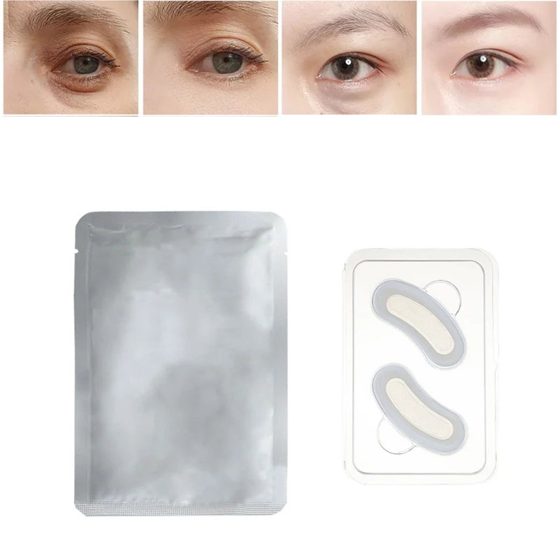 1pair for Anti Wrinkle Aging Dark Circles Moisturizing Under Eye Gel Pads Skin Care Hyaluronic Acid Microneedle Eye Patches Mask