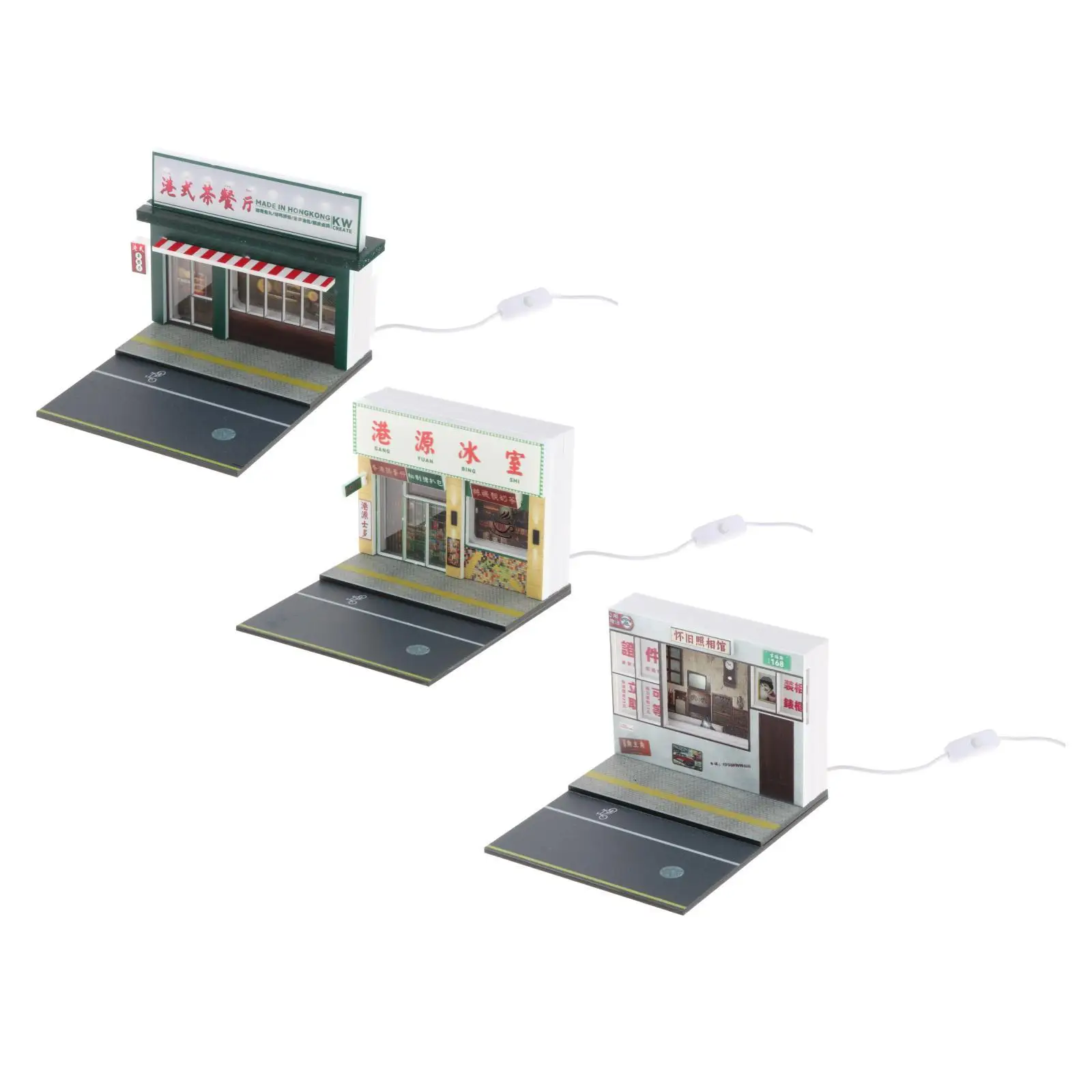 

1/64 Model Car Display Scene Decoration Layout Diorama Scenery Display for Ornament Halloween Thanksgiving Cabinet Living Room
